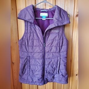 Columbia vest, purple, size S
